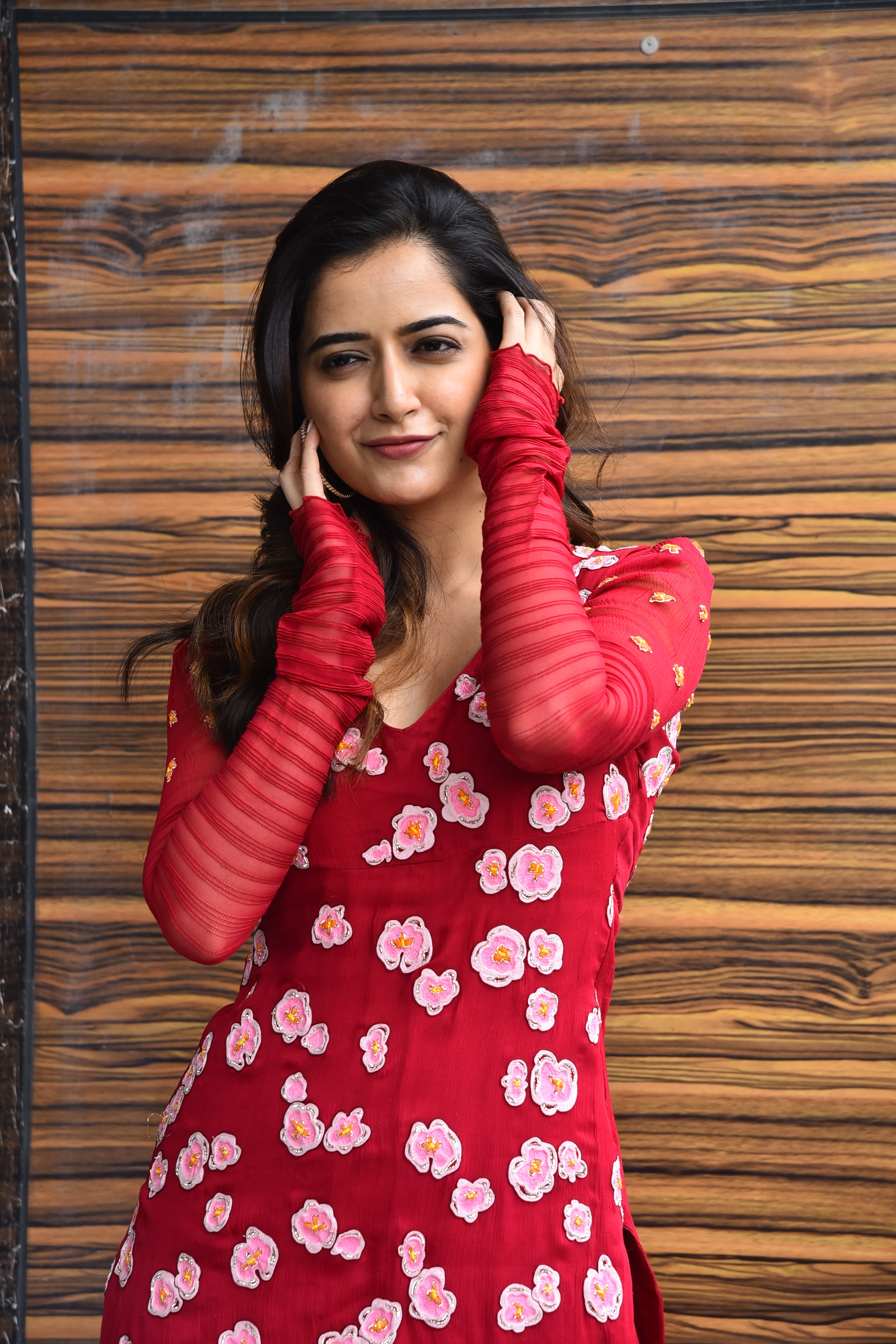 Ashika Ranganath Photos at Nagarjuna Naa Saami Ranga movie promotions