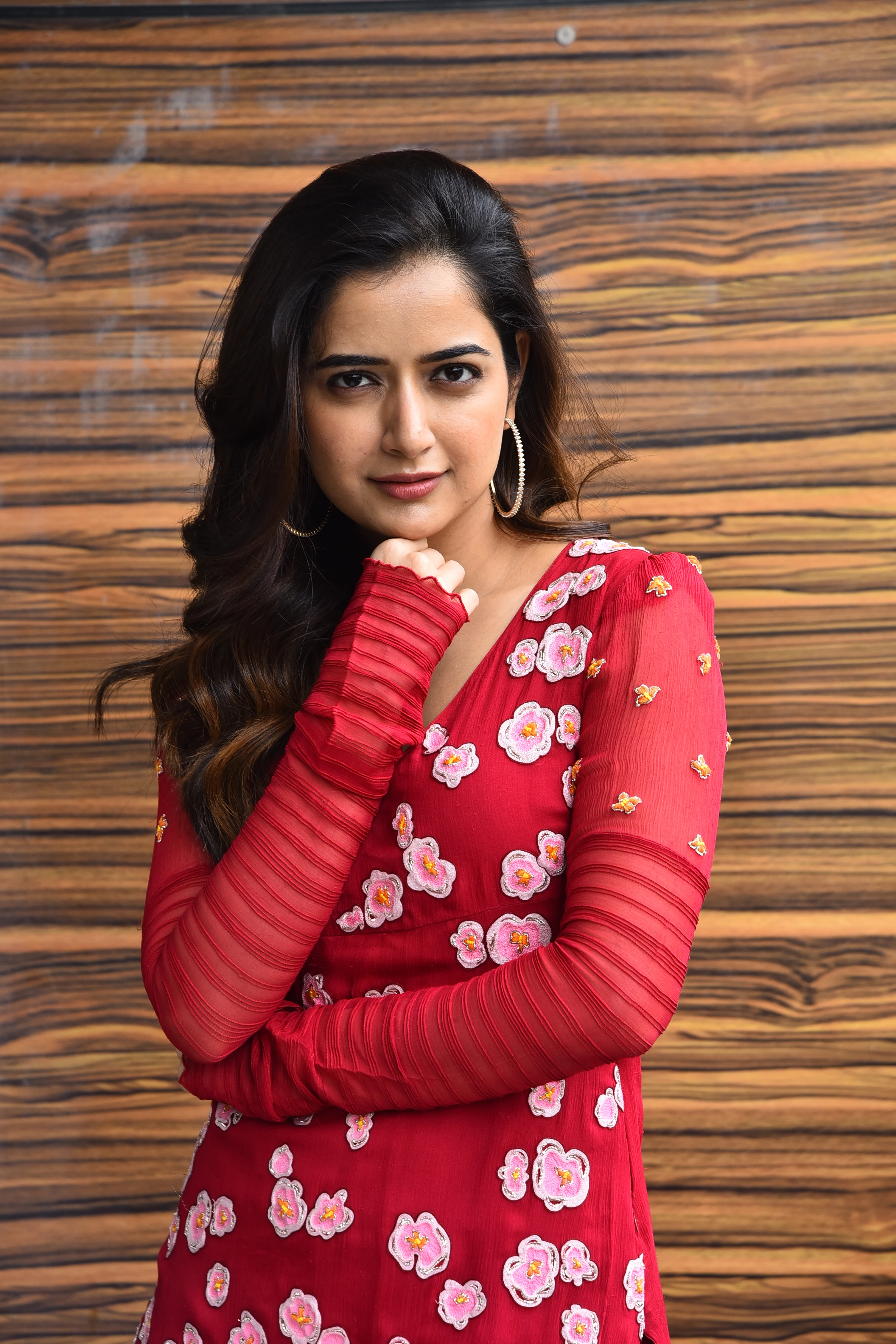 Ashika Ranganath Photos at Nagarjuna Naa Saami Ranga movie promotions