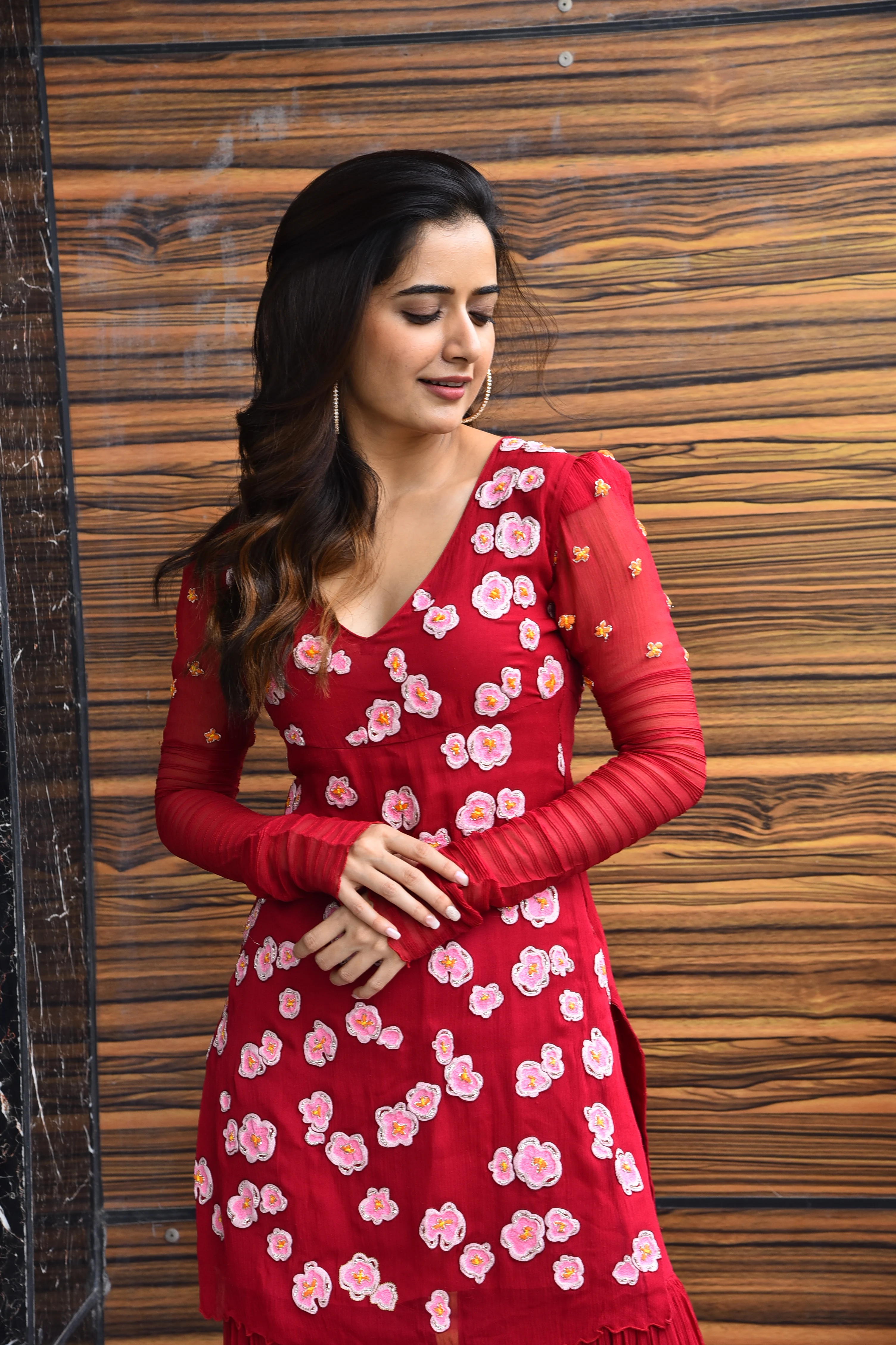 Ashika Ranganath Photos at Nagarjuna Naa Saami Ranga movie promotions