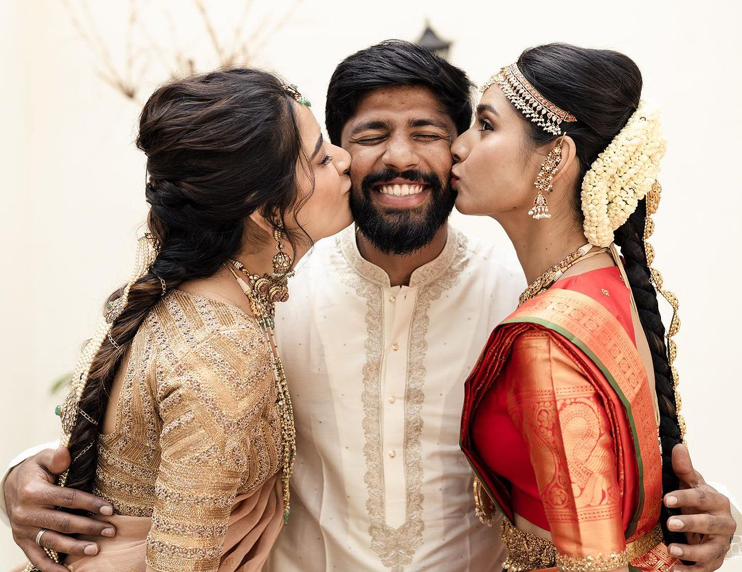 Ashika Ranganath Shares Her Sister anusha marriage Photos