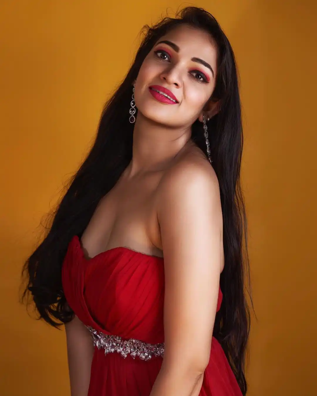 Ashwini Sree Sizzling Photo Shoot in Short Frock
