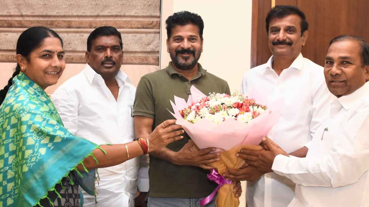 BRS MLAs Met CM Revanth