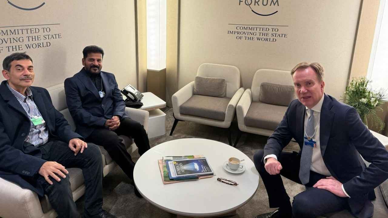 CM Revanth Reddy In Davos
