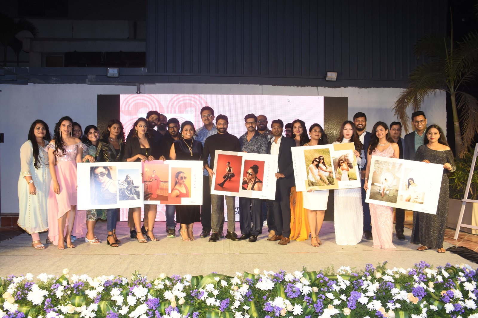 Celebrities at Eye Boutique and Studio Lluxe fashion calendar launch event