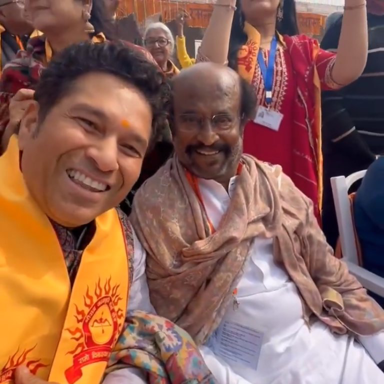 Cinema Sports Celebrities at Ayodhya Ram Mandir Opening Ceremony
