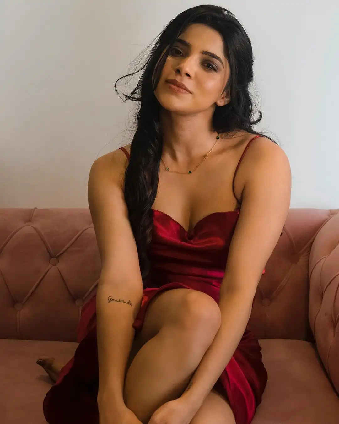 Divyabharathi New Year Special Sizzling Photo Shoot in Modern Dress
