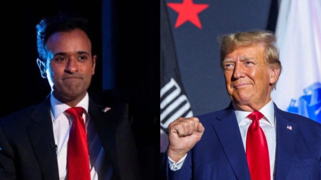 Donald Trump and Vivek Ramaswami