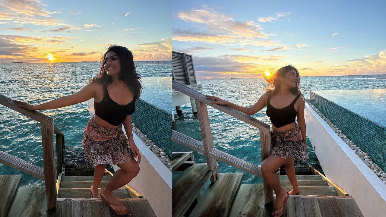 Eesha Rebba : షార్ట్ స్కర్ట్ లో మాల్దీవ్స్‌లో ఈషా రెబ్బ హాట్ ఫోజులు..