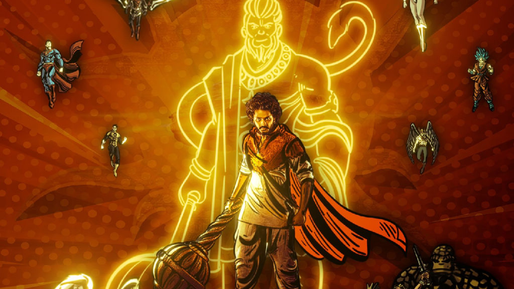 HanuMan movie graphics is designed by hyderabad company HaloHues Studios