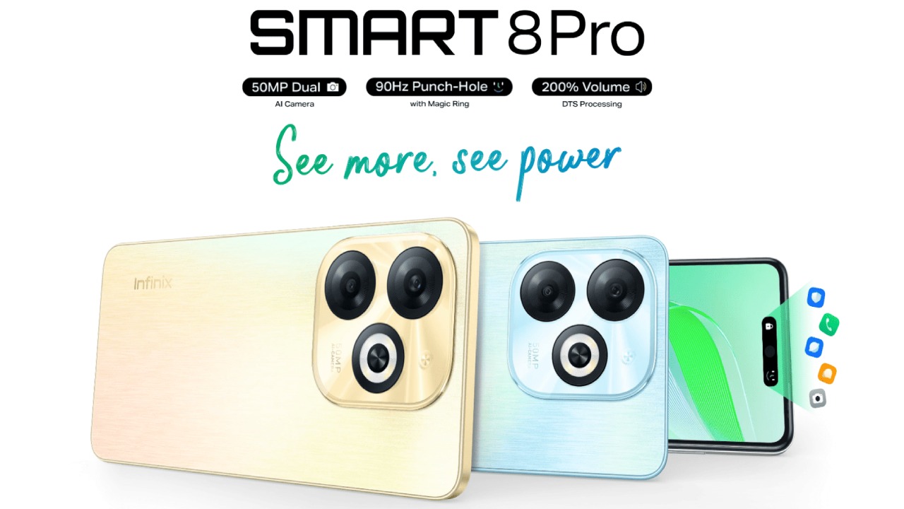 Infinix Smart 8 Pro With 50-Megapixel Camera, 5,000mAh Battery Launched