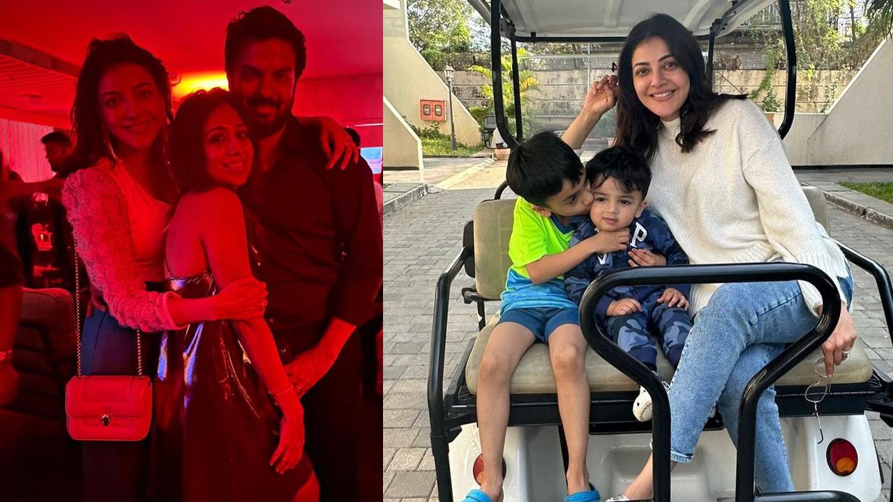 Kajal Aggarwal : ఫ్యామిలీతో కాజల్ అగర్వాల్ న్యూ ఇయర్ సెలబ్రేషన్స్..