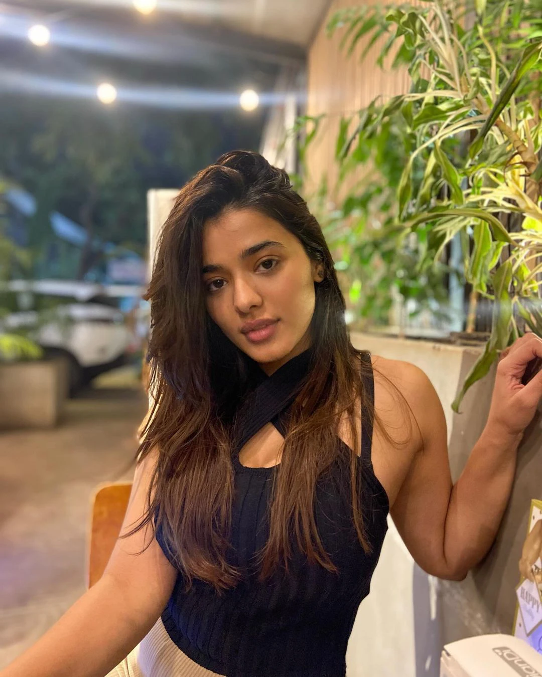 Ketika Sharma Simply Looks in Cafe