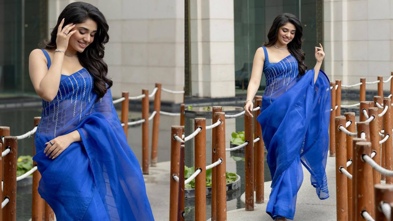 Krithi Shetty : నీలి రంగు చీరలోన.. కృతిశెట్టి సంక్రాంతి స్పెషల్ ఫొటోషూట్