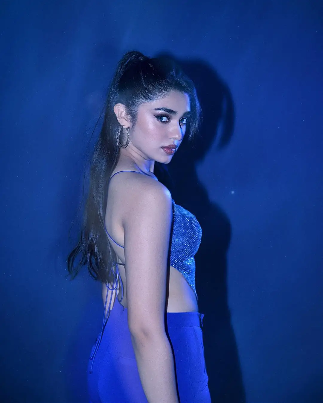 Krithi Shetty New Year Special Sizzling Photo Shoot with Blue Eyes