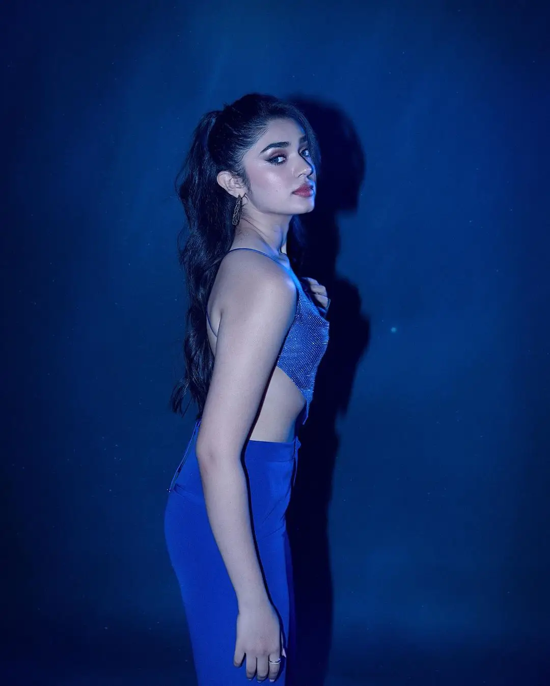 Krithi Shetty New Year Special Sizzling Photo Shoot with Blue Eyes