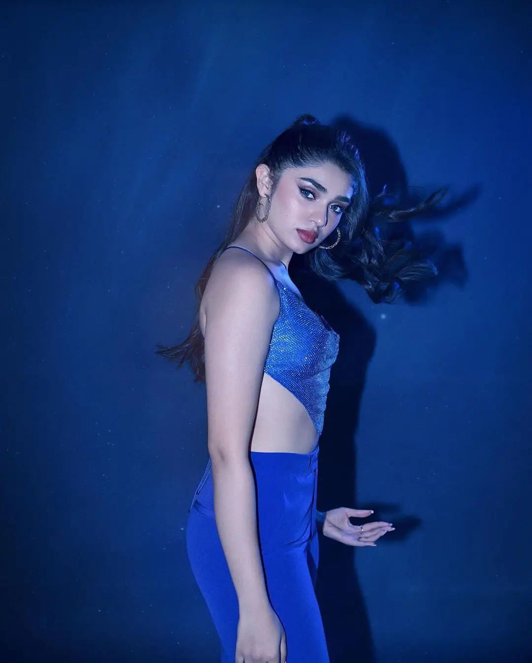 Krithi Shetty New Year Special Sizzling Photo Shoot with Blue Eyes