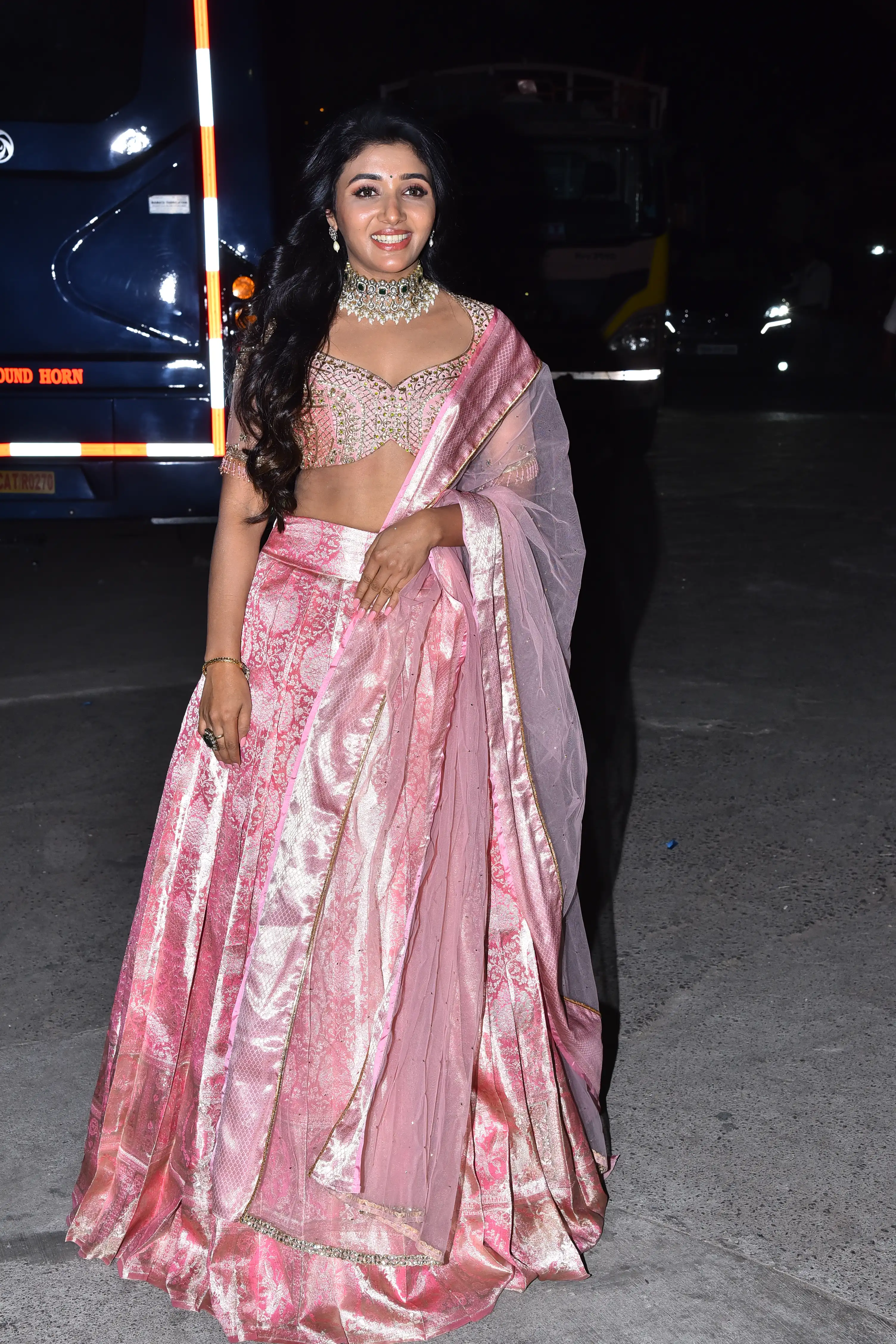 Mirnaa Menon Photos at Nagarjuna Naa Saami Ranga Movie Pre Release Event
