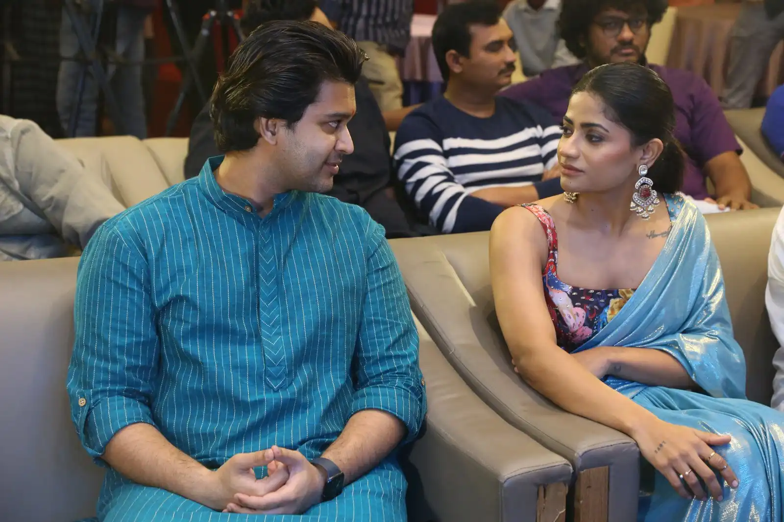 Lavanya Tripathi Abhijeet Miss Perfect Trailer Launch Event Photos