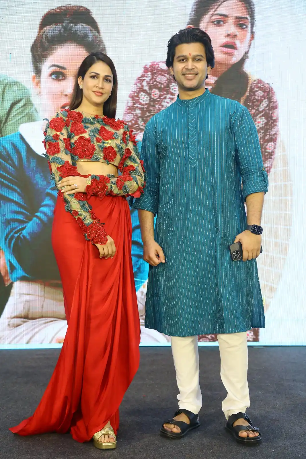 Lavanya Tripathi Abhijeet Miss Perfect Trailer Launch Event Photos