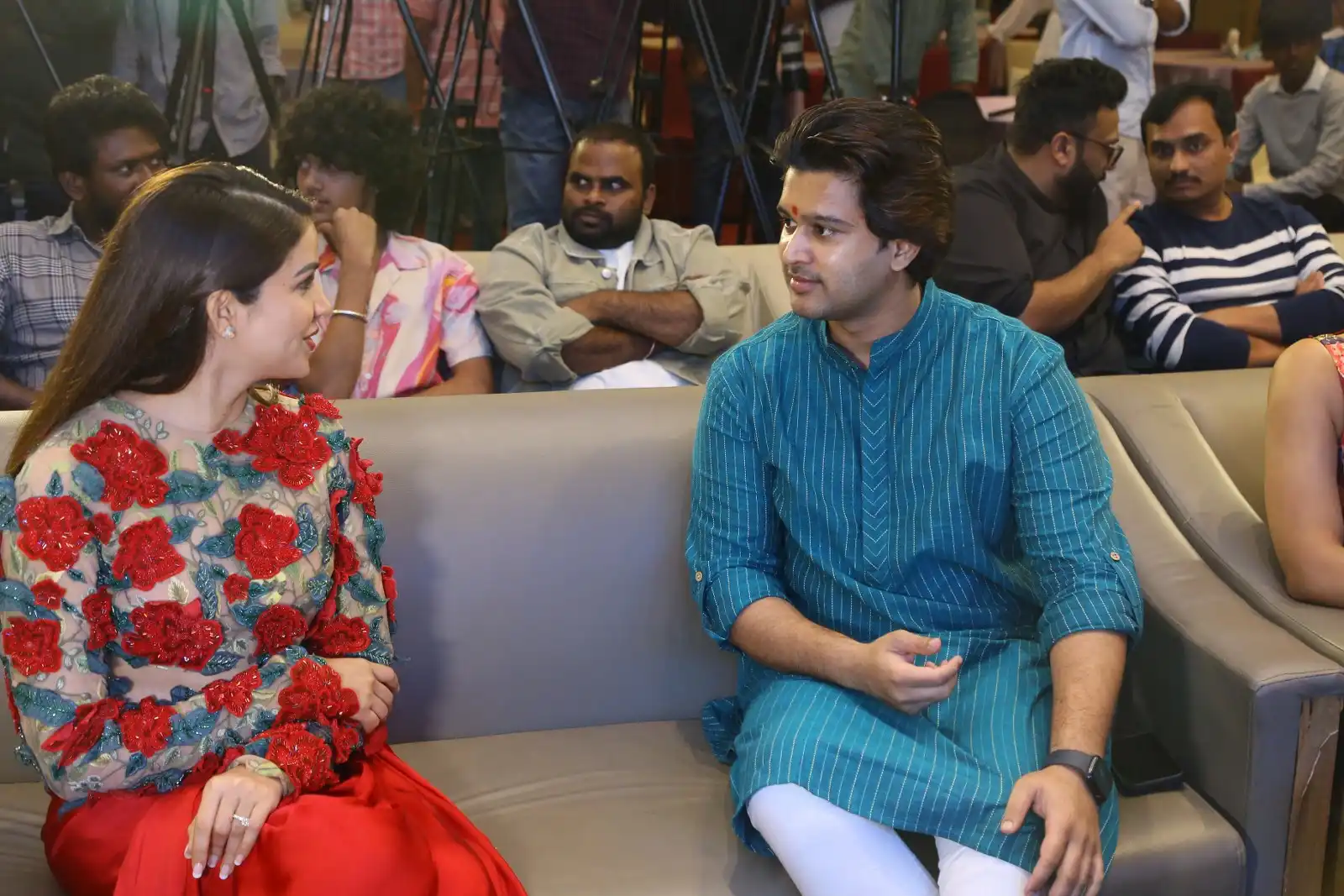 Lavanya Tripathi Abhijeet Miss Perfect Trailer Launch Event Photos