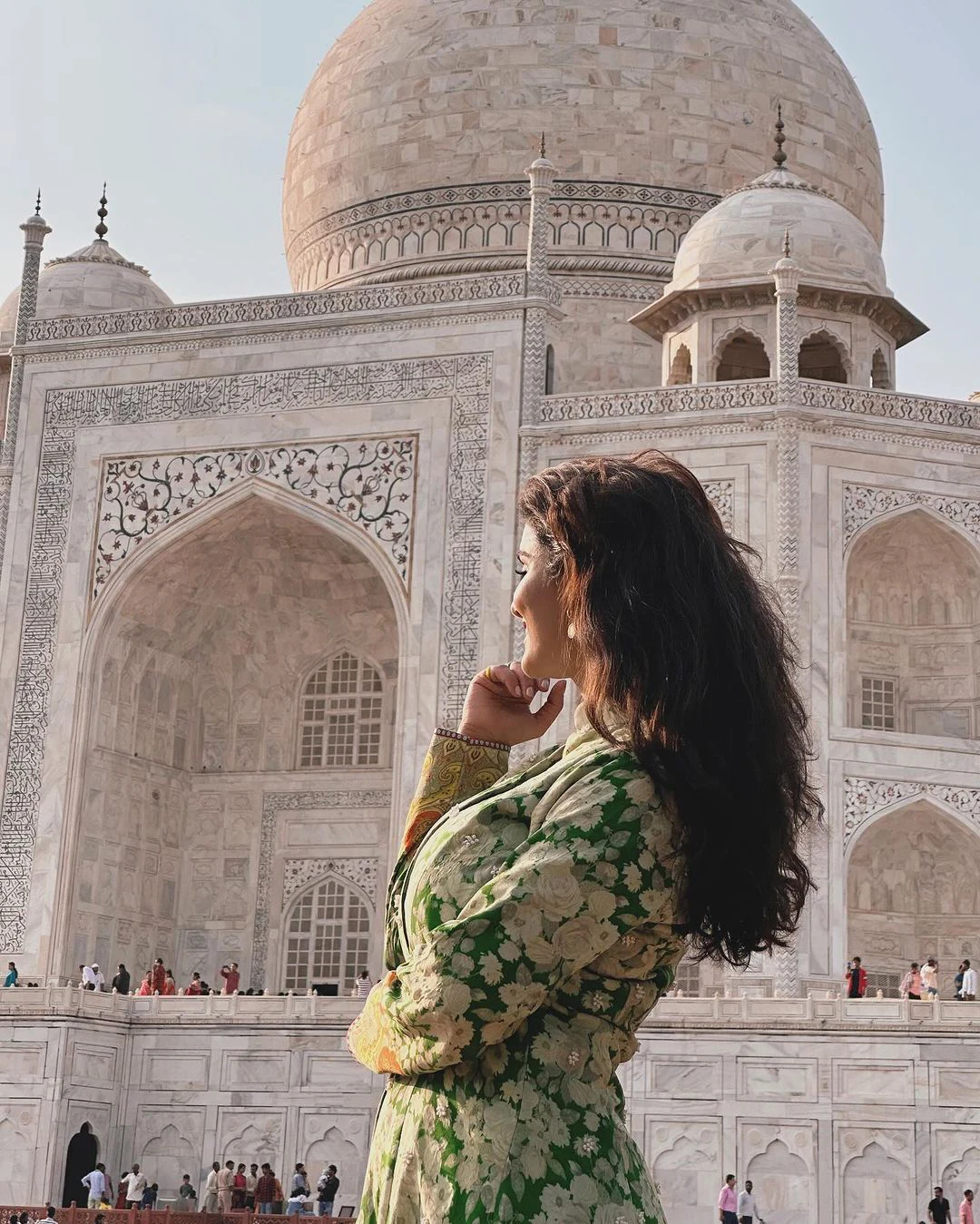 Model And Actress Anveshi Jain Photos at Taj Mahal