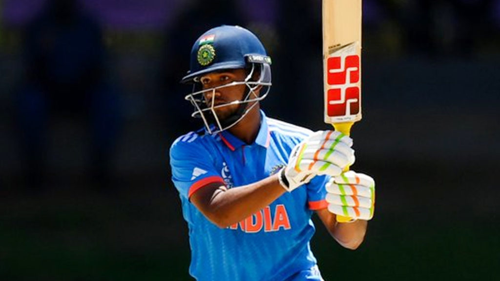 Musheer Khan slams 2nd century for India at U19 World Cup 2024