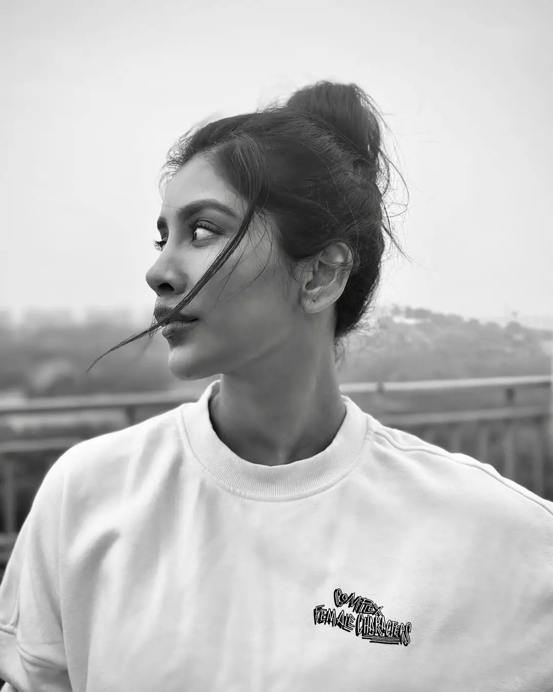 Nabha Natesh Chilling in Evening with Coffee