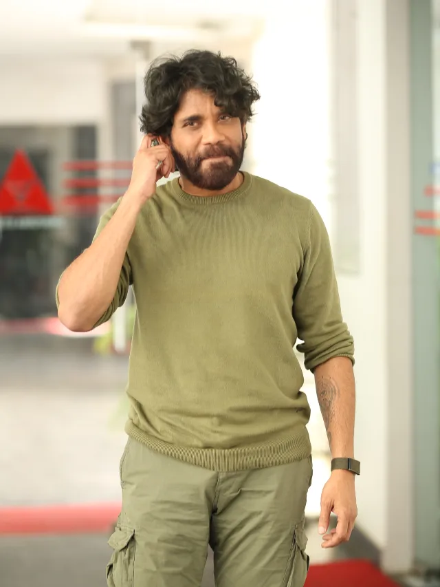 Akkineni Nagarjuna Smiles at Naa Saami Ranga Movie Promotions