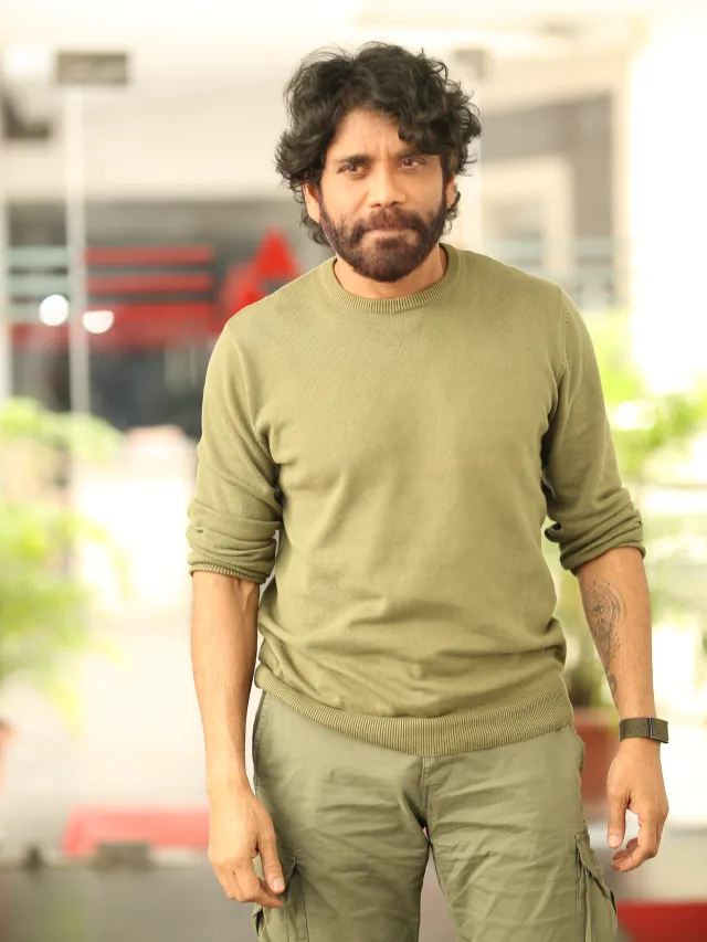 Akkineni Nagarjuna Smiles at Naa Saami Ranga Movie Promotions