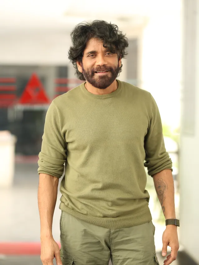 Akkineni Nagarjuna Smiles at Naa Saami Ranga Movie Promotions