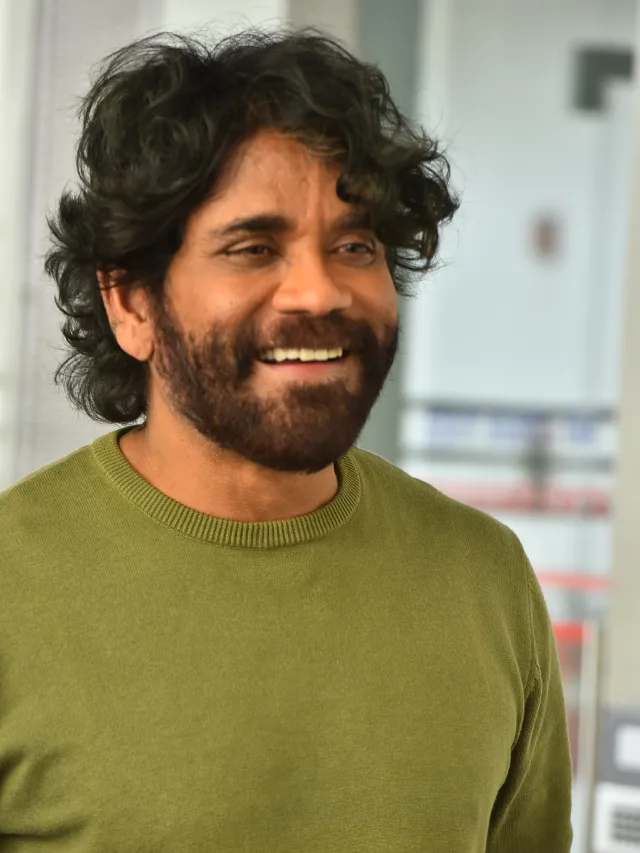 Akkineni Nagarjuna Smiles at Naa Saami Ranga Movie Promotions