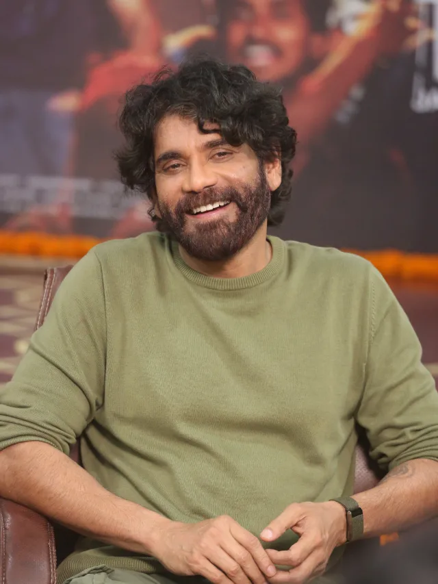 Akkineni Nagarjuna Smiles at Naa Saami Ranga Movie Promotions