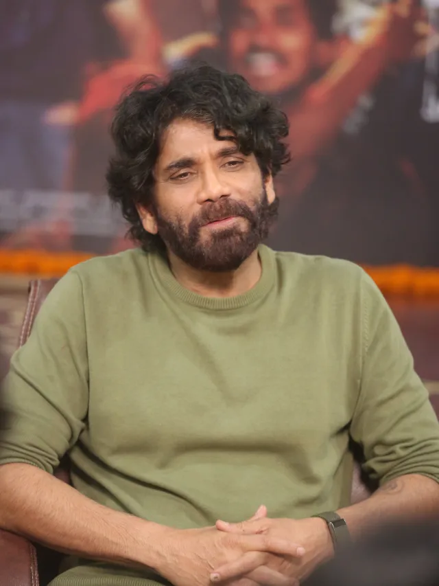 Akkineni Nagarjuna Smiles at Naa Saami Ranga Movie Promotions