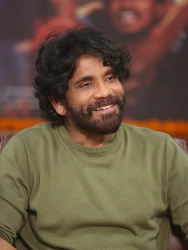 Akkineni Nagarjuna Smiles at Naa Saami Ranga Movie Promotions