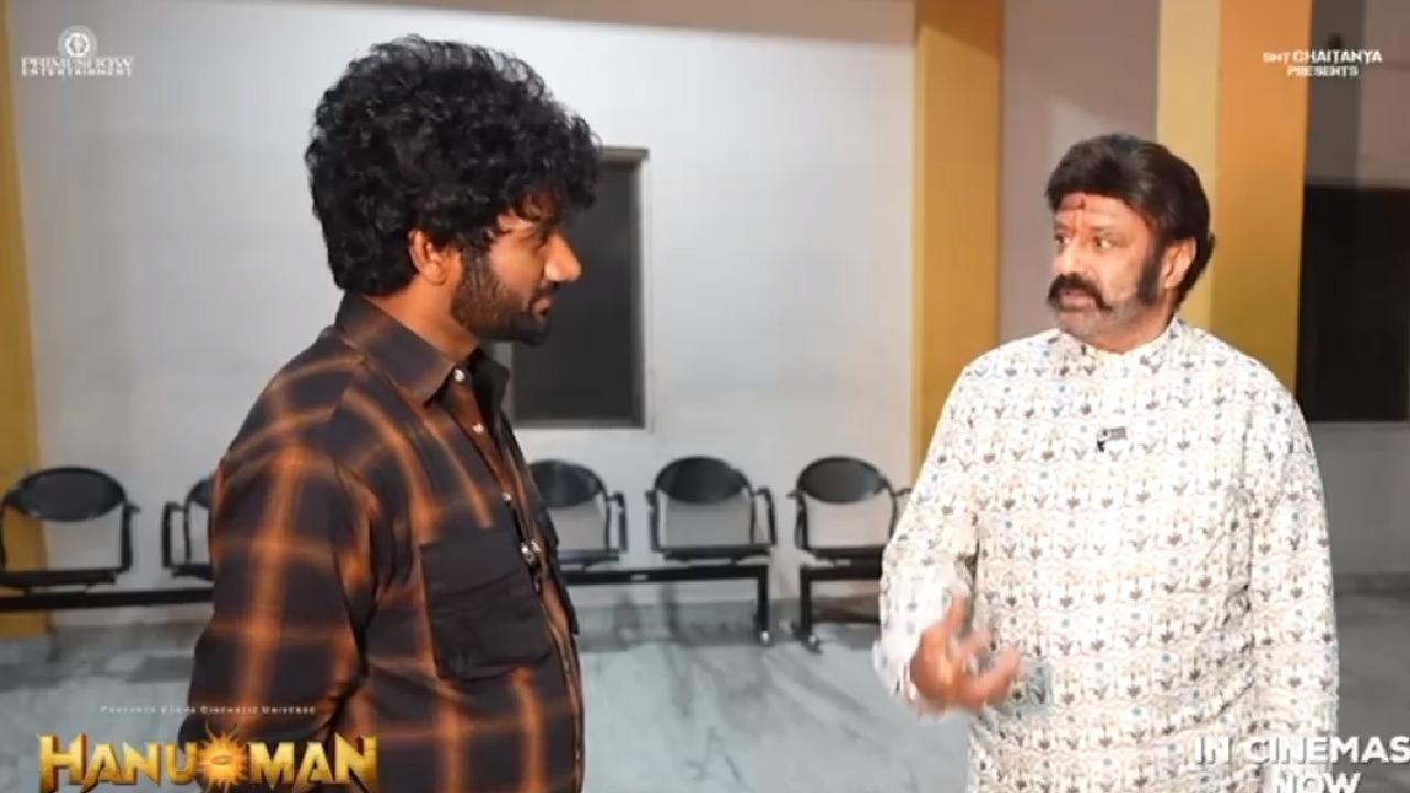 HanuMan : బాలయ్యకి ‘హనుమాన్’ స్పెషల్ ప్రీమియర్.. సెకండ్ పార్ట్ కోసం.. HanuMan : బాలయ్యకి ‘హనుమాన్’ స్పెషల్ ప్రీమియర్.. సెకండ్ పార్ట్ కోసం..
