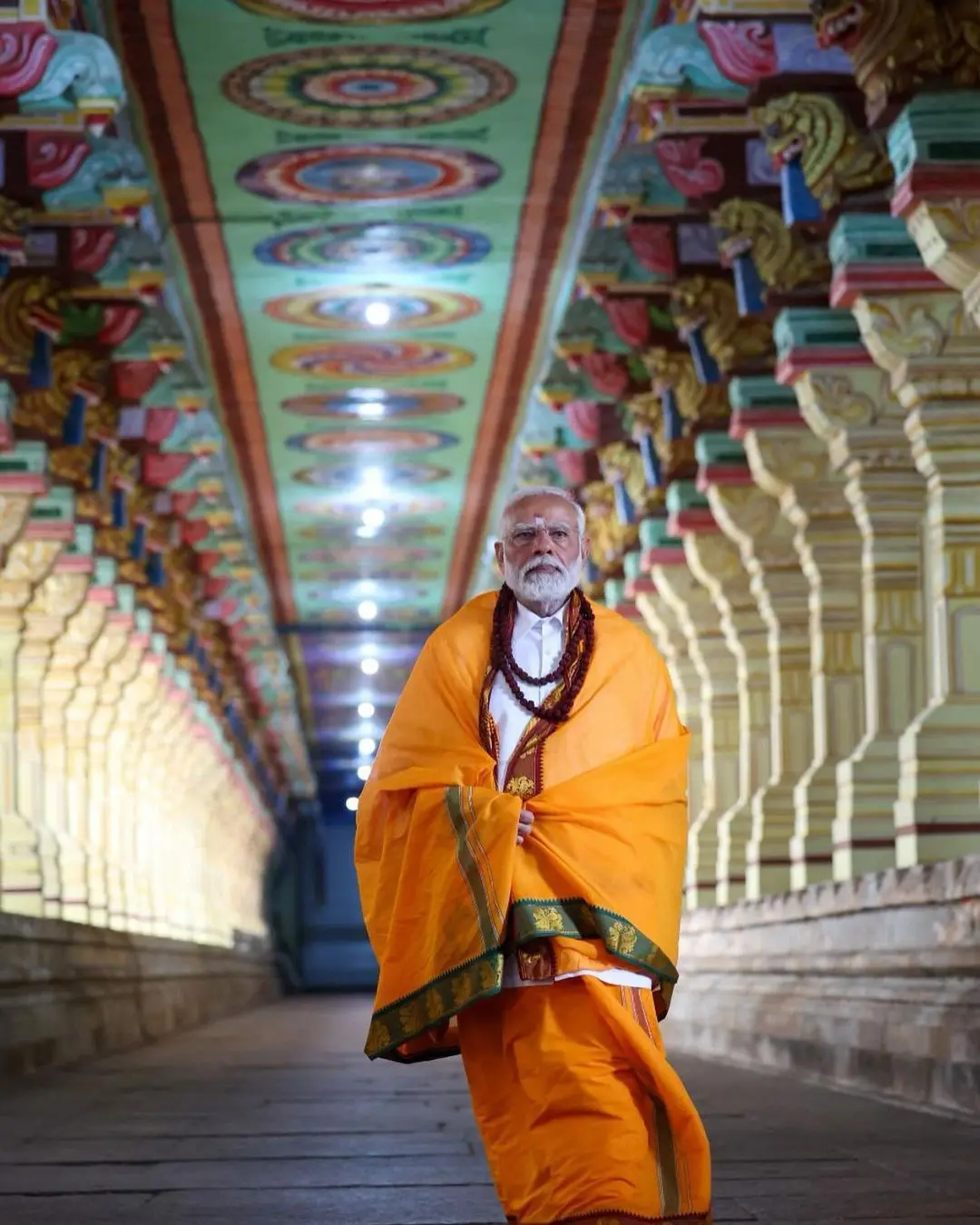 PM Narendra Modi Visits Tamilnadu Temples