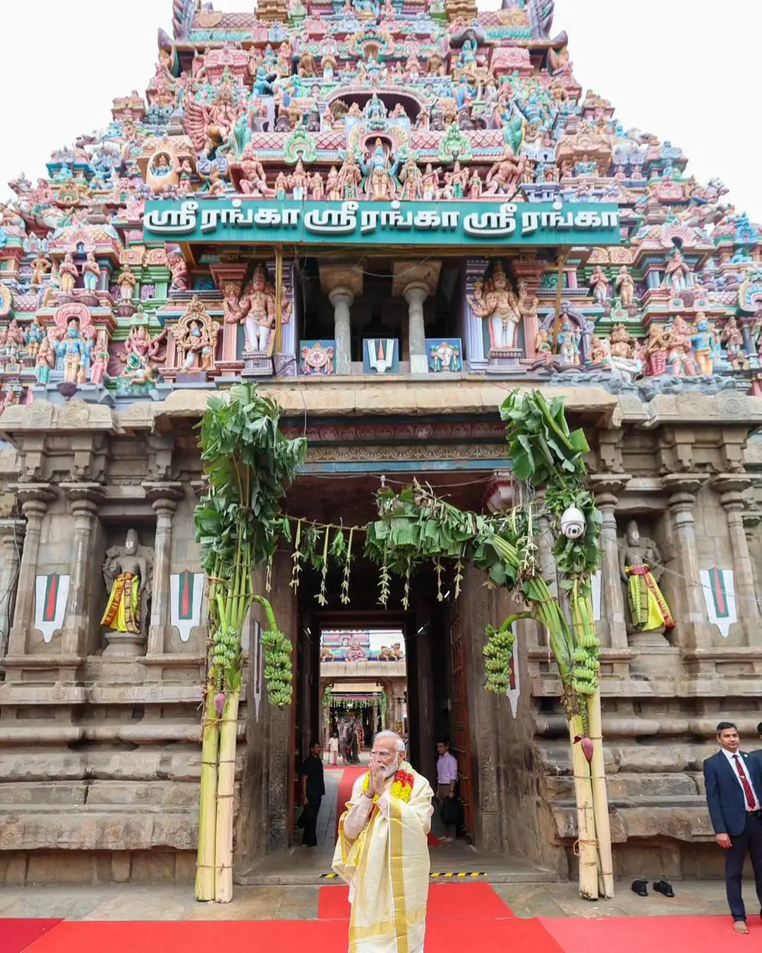 PM Narendra Modi Visits Tamilnadu Temples