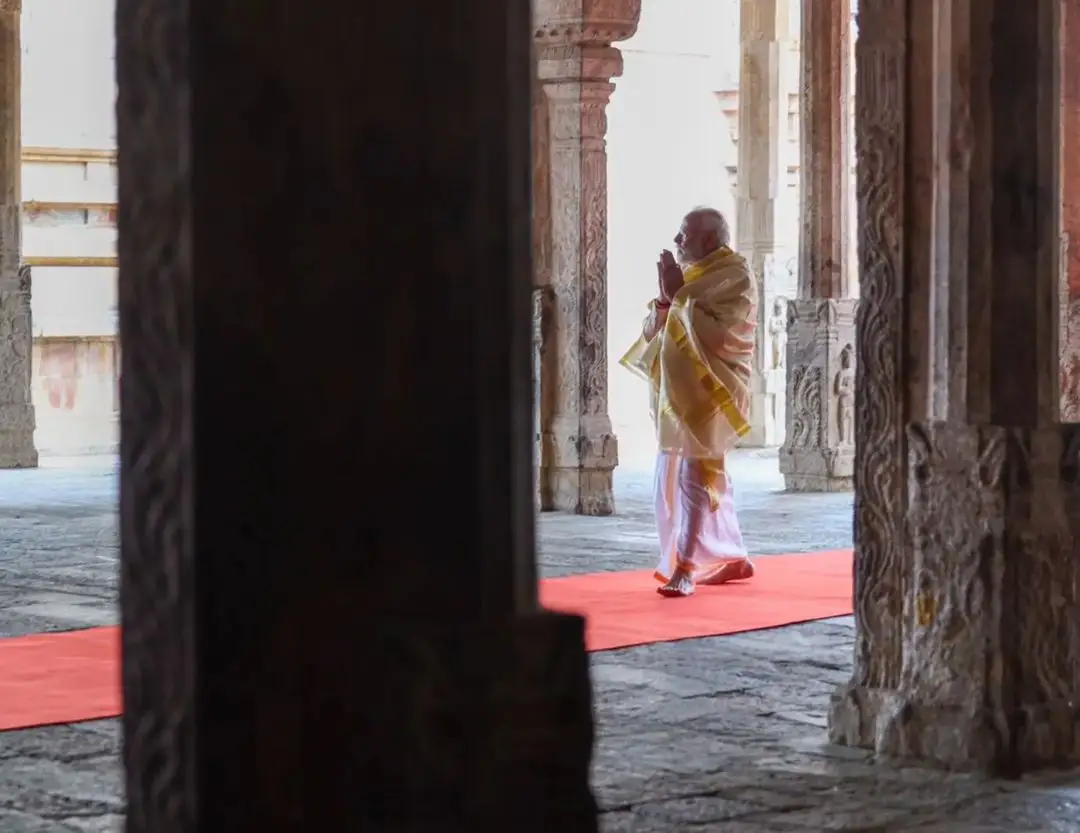PM Narendra Modi Visits Tamilnadu Temples