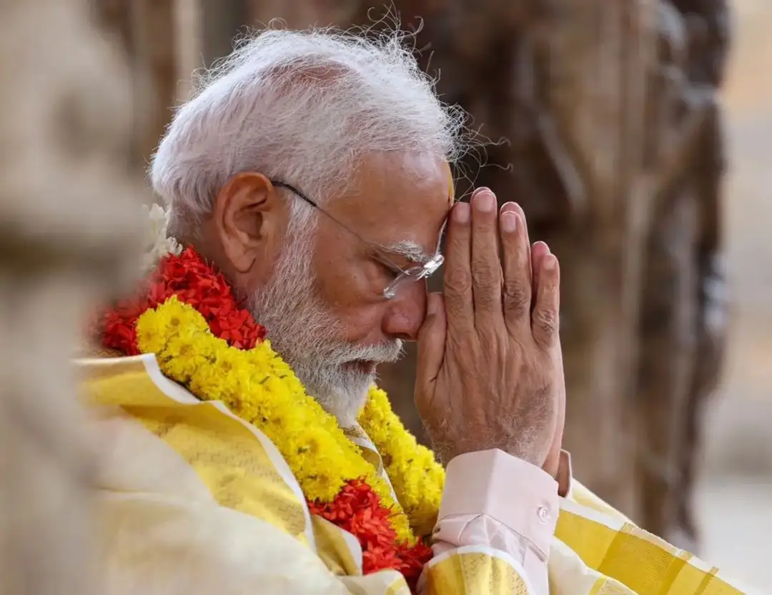 PM Narendra Modi Visits Tamilnadu Temples