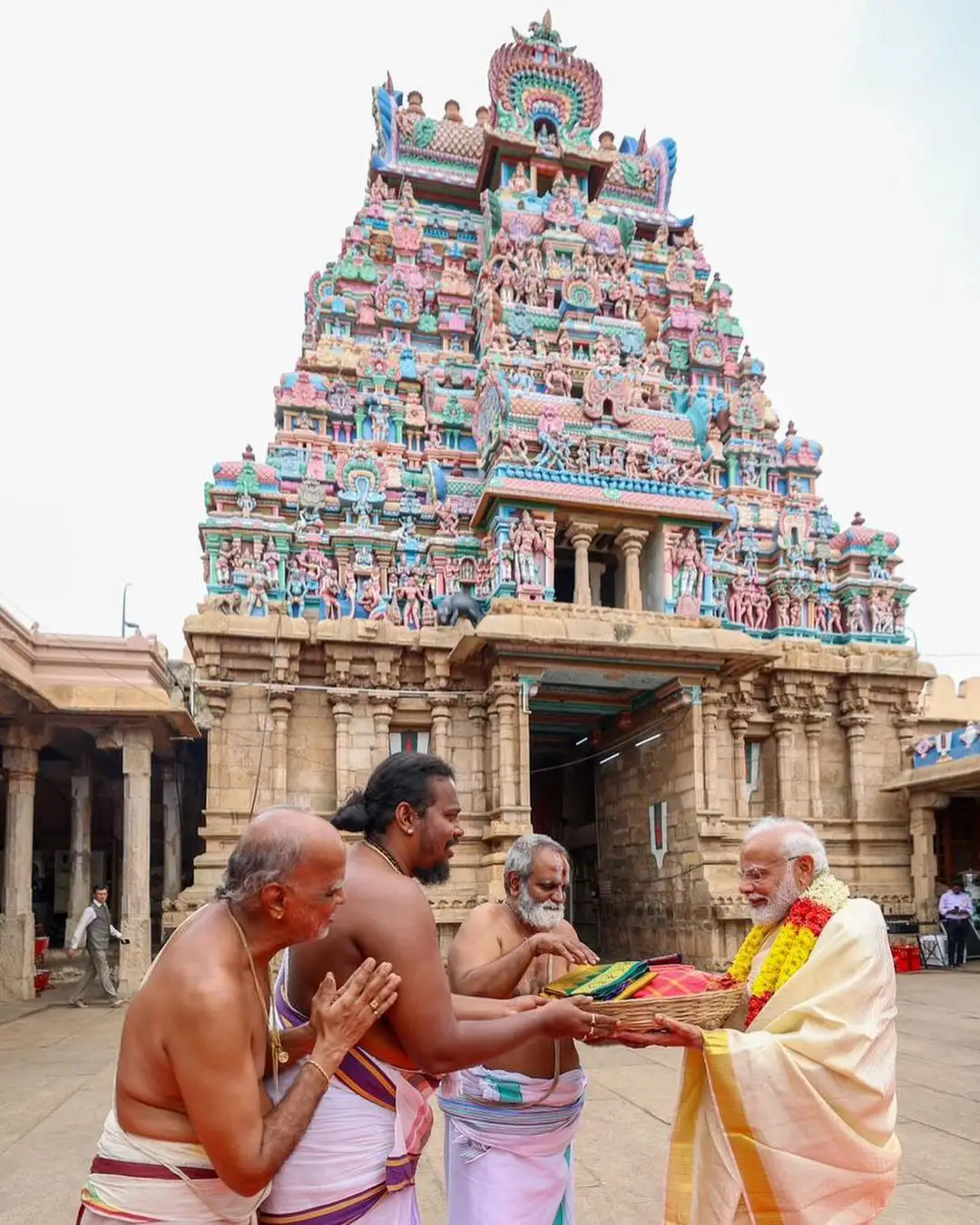 PM Narendra Modi Visits Tamilnadu Temples