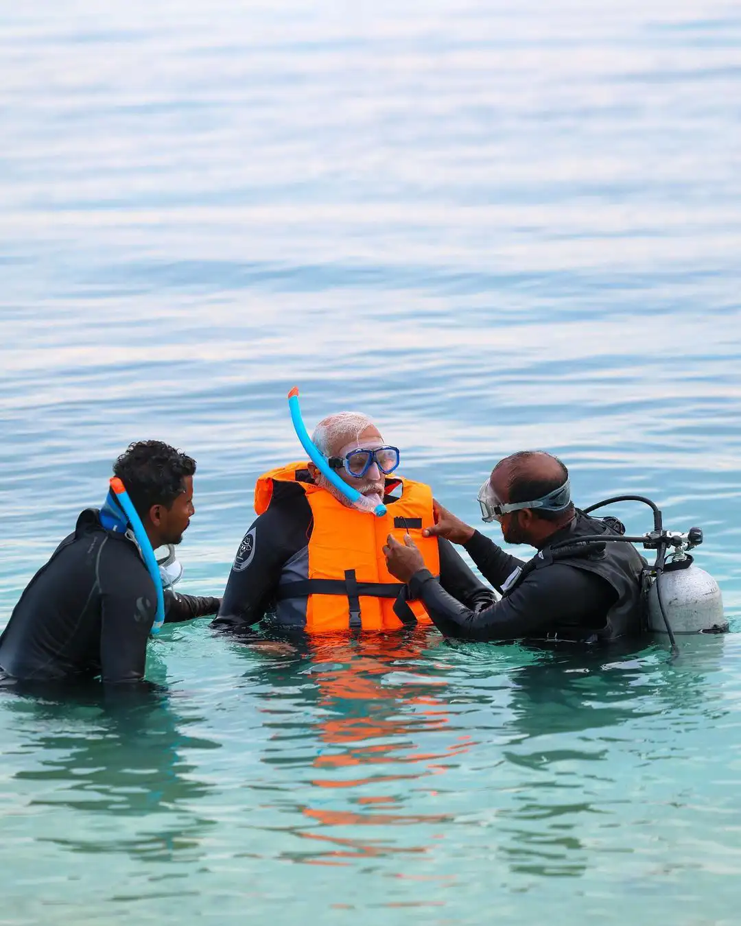 Narendra Modi Visits Lakshadweep pristine beaches