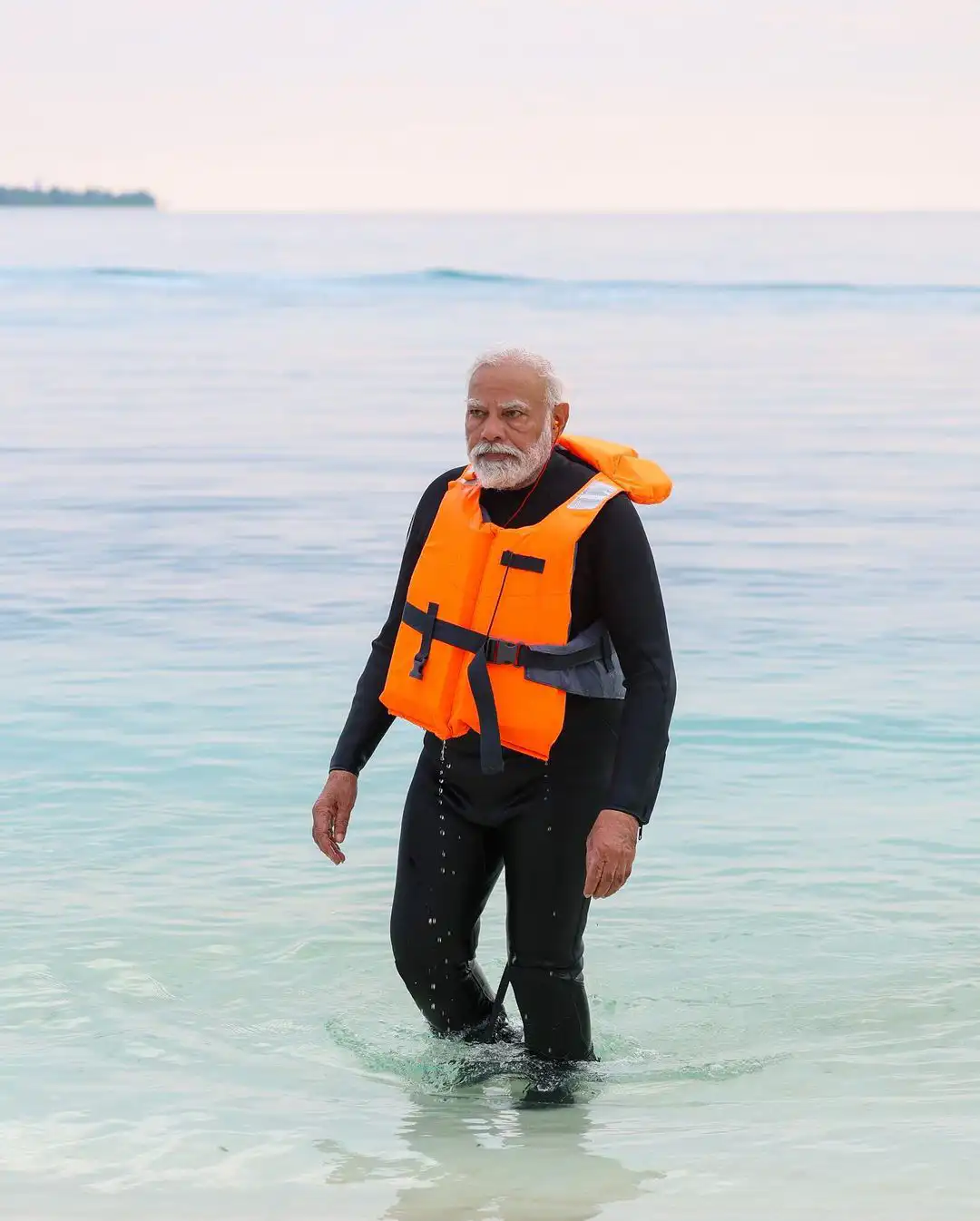 Narendra Modi Visits Lakshadweep pristine beaches