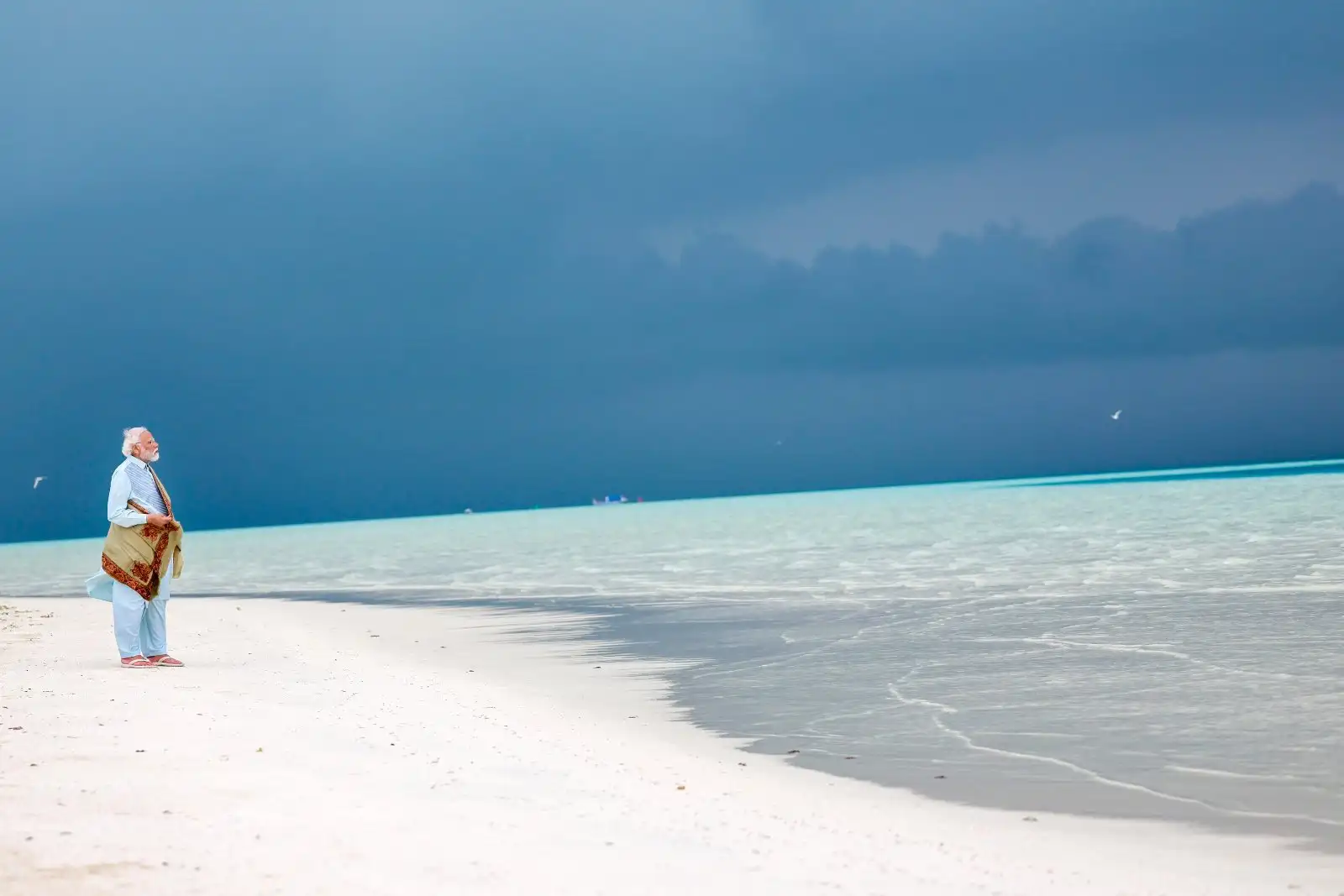 Narendra Modi Visits Lakshadweep pristine beaches