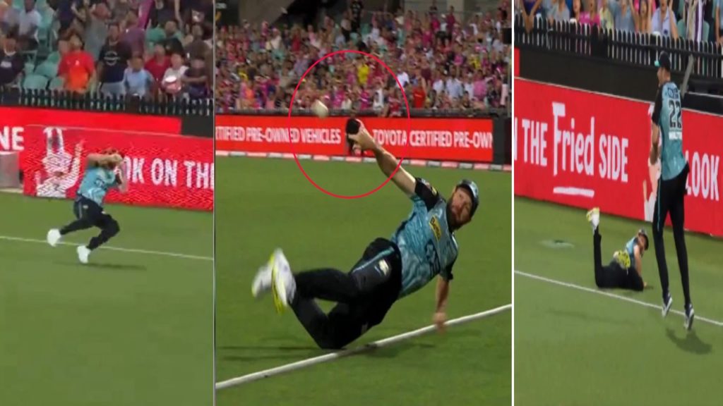 Michael Neser and Paul Walter take brilliant relay catch