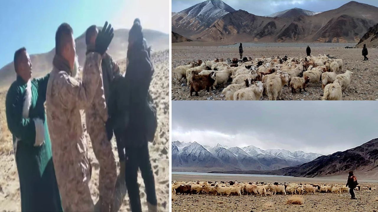 Ladakh : చైనా సైనికులకు దిమ్మదిరిగే సమాధానం చెప్పిన గొర్రెల కాపరులు.. నెటిజన్ల మనసు గెలుచుకున్న వీడియో Ladakh : చైనా సైనికులకు దిమ్మదిరిగే సమాధానం చెప్పిన గొర్రెల కాపరులు.. నెటిజన్ల మనసు గెలుచుకున్న వీడియో