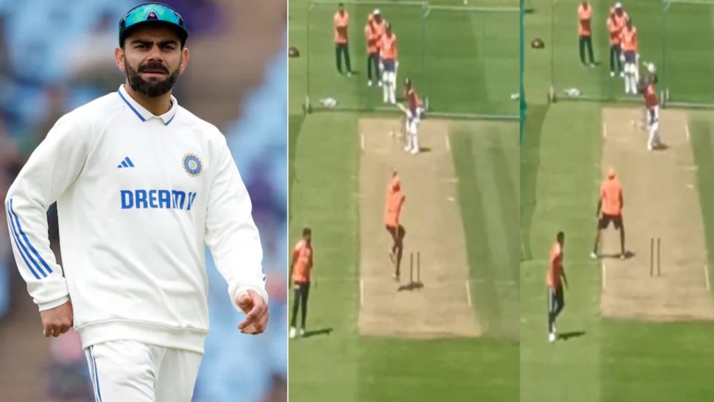 Virat Kohli aggressive net session