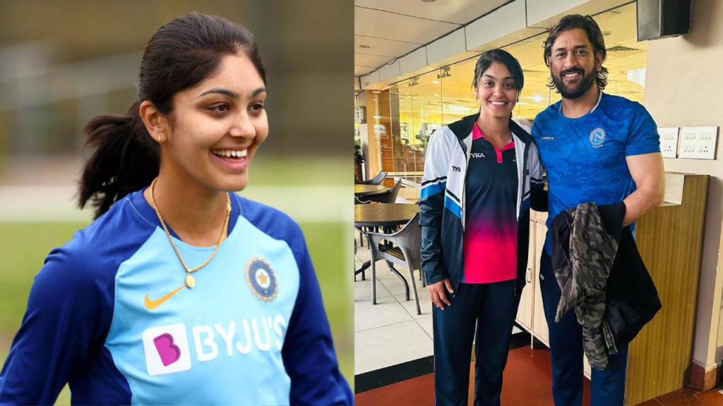 Harleen Deol Met Dhoni