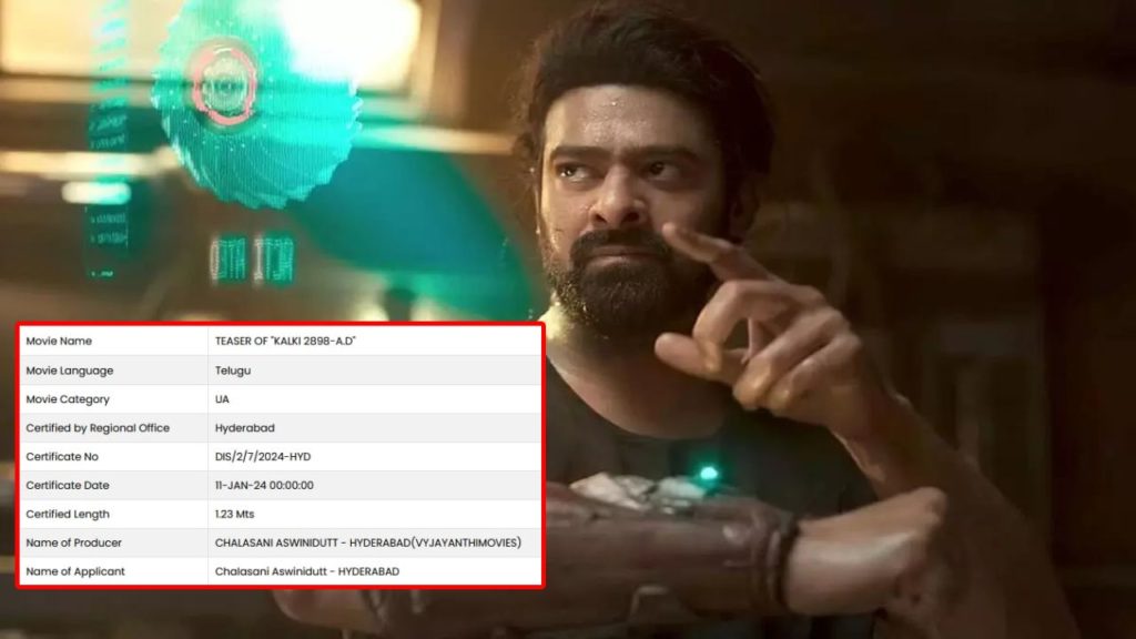 Prabhas Kalki 2898 AD movie released date comes with teaser