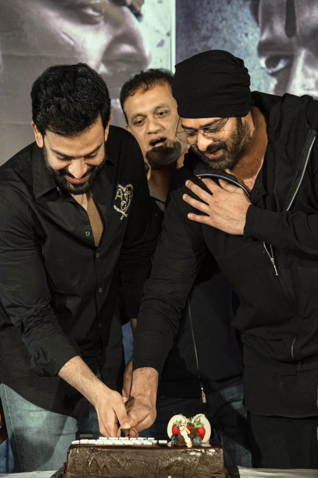 Prabhas Prithviraj Sukumaran Photos at Salaar Part 1 Cease Fire Success party
