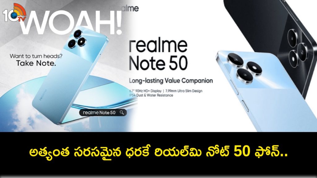 Realme Note 50 With Unisoc T612 SoC, 5,000mAh Battery Launched